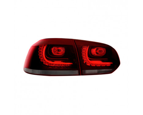 Set R-Look LED Tail lights suitable for Volkswagen Golf VI 2008-2012 excl. Variant - Red / Smoke 441-19B3F4LD-AE AutoStyle, Image 3