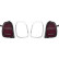 Set Rear Lights HD Tuning 1208196 Diederichs