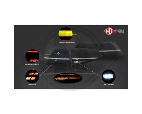 Set Rear Lights HD Tuning 2216496 Diederichs, Image 2