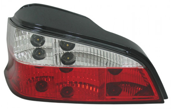 Set Tail Lights Peugeot 106 1996- - Red / Clear DL PER38 AutoStyle