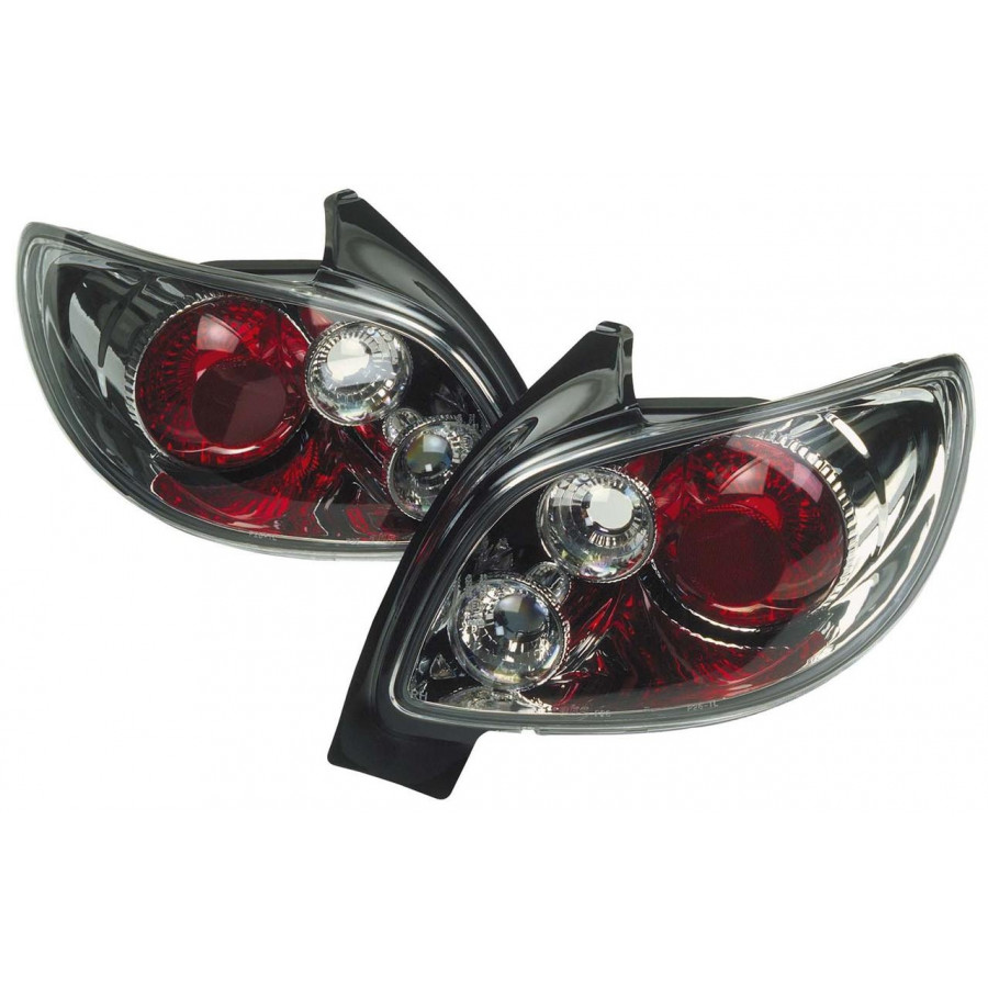 Set Tail Lights Peugeot 206 CC - Chrome DL PER06 AutoStyle | Winparts ...