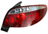 Set Tail Lights Peugeot 206 Excl. CC / SW - Red / Clear DL PER49 AutoStyle