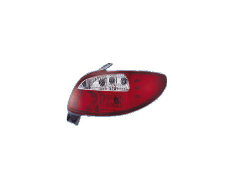Set Taillights Peugeot 206 excl. CC / SW - Red / Clear DL PER39 AutoStyle, Image 2