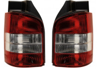 Set taillights suitable for Volkswagen Transporter T5 2003-2015 - Red / White DL VWR61 AutoStyle