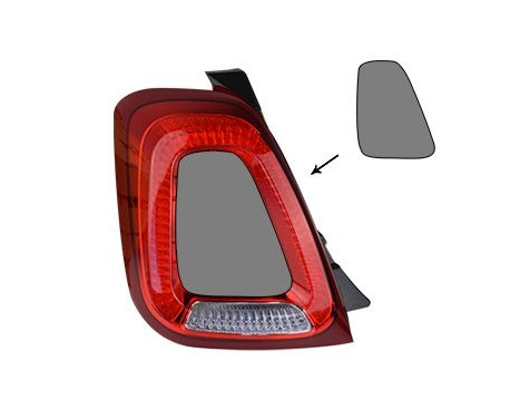 Tail light 1614933 Van Wezel
