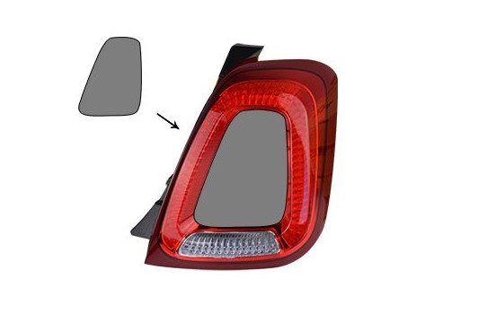 Tail light 1614934 Van Wezel