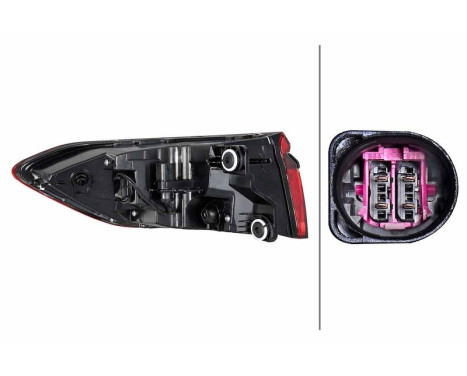 Tail light 2SD 013 094-641 Hella, Image 2