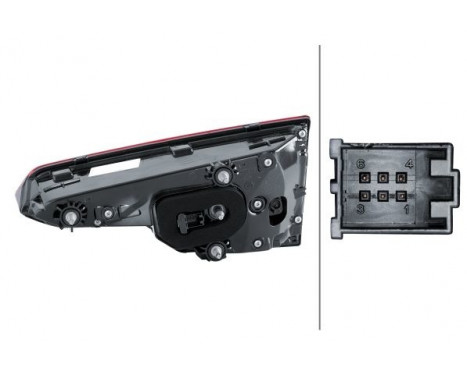 Tail light 2SV 012 247-071 Hella, Image 2