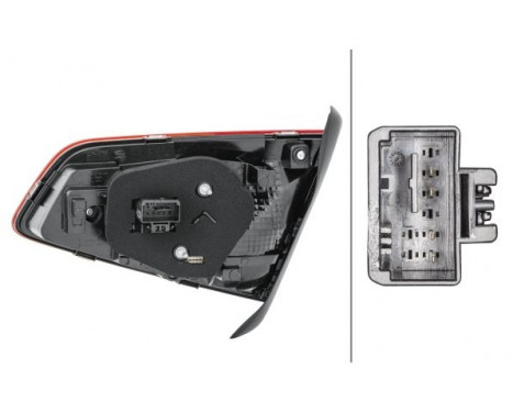 Tail light 2TZ 011 882-071 Hella, Image 2