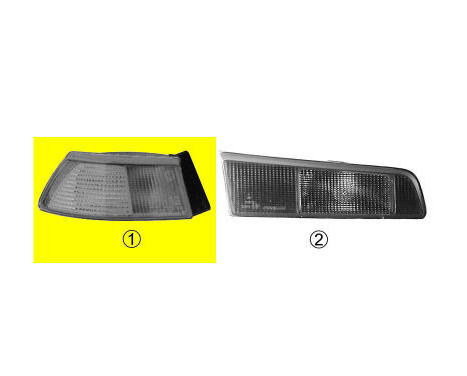 Tail Light RIGHT 145 Outer Side 0145922 Van Wezel, Image 2