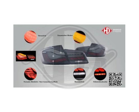 Taillight set HD Tuning 1225397 Diederichs, Image 2