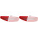 Taillight set SET_2SD 010 917-091 Hella