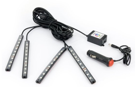 LED strip Interior Multi-Color Self-adhesive (4 pieces), Image 3