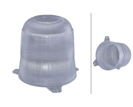 Light glass, rotating beacon