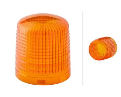 Light glass, rotating beacon