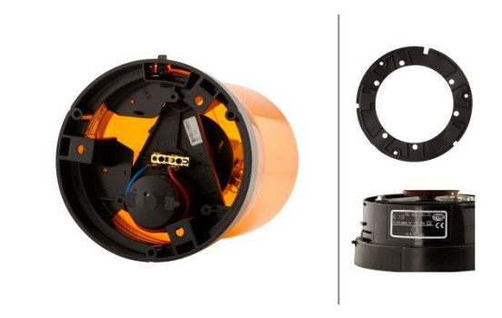 Rotating beacon KL710 12V orange fixed w/optics, Image 3