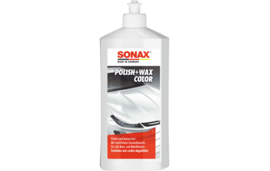 Sonax Abrillantador y Cera Blanco 500ml, Imagen 3
