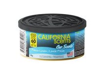 Ambientador California Scents Fresh Linen, lata de 42 g