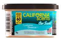 Ambientador California Scents Laguna Breeze, lata de 42 g