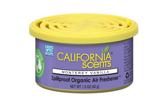 Ambientador California Scents Monterey Vainilla Lata 42g