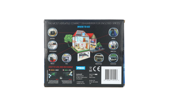 Deshumidificador eléctrico recargable para coche Pingi, Imagen 6