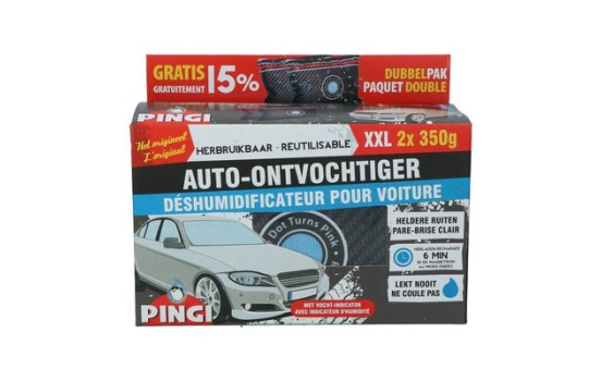 Pack económico 1+1 deshumidificador de coche Pingi 350 g, Imagen 4