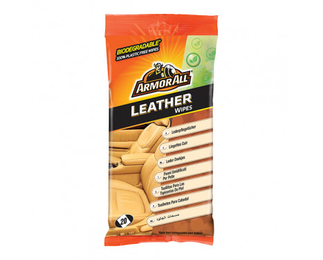 Toallitas de cuero biológicas Armor All 20 unidades
