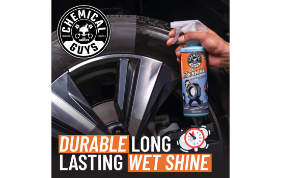 Chemical Guys Tire Kicker Abrillantador de neumáticos extra brillante (473 ml), Imagen 3