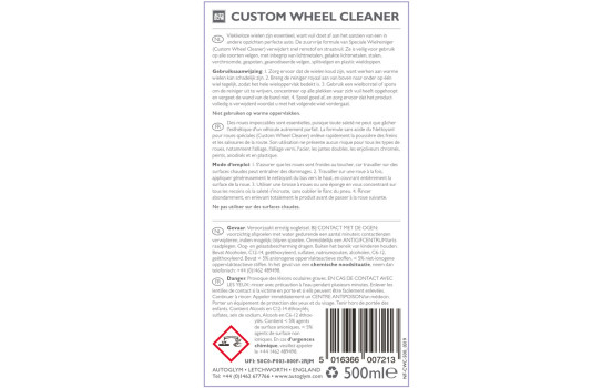 Limpiador de llantas Autoglym Custom 500 ml, Imagen 3