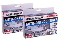 Pack económico 1+1 deshumidificador de coche Pingi 150 g