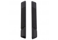 Juego de tiras para puerta Carpoint negras, 2 piezas, 110 mm