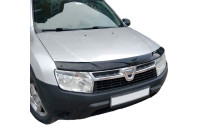 Protector de capó unidireccional (antigravilla) compatible con Dacia Duster I 2010-2017 - Negro brillante