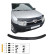 Protector de capó unidireccional (antigravilla) compatible con Dacia Duster I 2010-2017 - Negro brillante, Miniatura 2