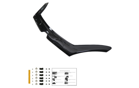Protector de capó unidireccional (antigravilla) compatible con Renault Kangoo 2.ª generación (versión Facelift, 2014, Imagen 2