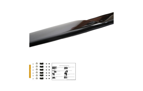 Protector de capó unidireccional (antigravilla) Mitsubishi L200 Triton 4 (2007-2014) - Negro brillante, Imagen 5