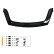 Protector de capó unidireccional (antigravilla) Peugeot Partner Tepee 2008-2015 - Negro brillante