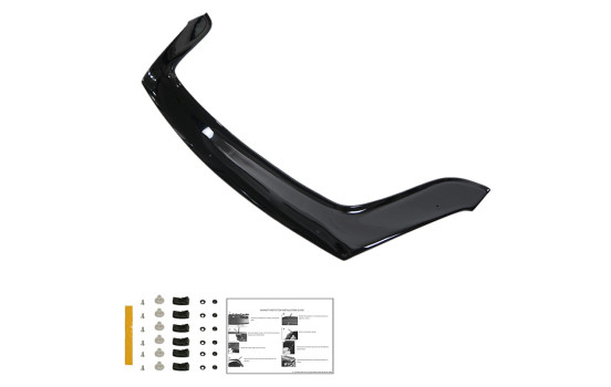 Protector de capó unidireccional (antigravilla) Peugeot Partner Tepee 2008-2015 - Negro brillante, Imagen 2