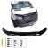 Protector de capó unidireccional (protección contra impactos de piedras) Mercedes Sprinter W907 2018- - Negro brillant, Miniatura 3