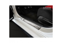 Molduras de umbral de puerta de acero inoxidable aptas para Honda Civic X HB de 5 puertas 2017 - 'Sportline' - 4