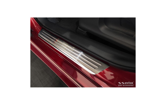 Molduras de umbral de puerta de acero inoxidable aptas para Toyota Yaris IV HB 2020-2024 y FL 2024- / Yaris Cross 2021- , Imagen 2