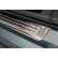 Molduras de umbral de puerta de acero inoxidable aptas para Volvo S60 III y V60 II 2018- - 'Líneas' - 4 piezas, Miniatura 3