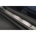 Molduras de umbral de puerta de acero inoxidable compatibles con Toyota Aygo X 2022- 'Líneas X' - 4 piezas