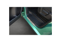 Molduras de umbral de puerta de acero inoxidable compatibles con Volkswagen ID.Buzz 2022- 'E-Power' - 2 piezas