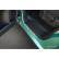 Molduras de umbral de puerta de acero inoxidable compatibles con Volkswagen ID.Buzz 2022- 'E-Power' - 2 piezas