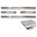 Molduras de umbral de puerta de acero inoxidable compatibles con Volkswagen Tiguan III (CT1) 2024- 'Lines' - 4 p, Miniatura 5