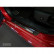 Molduras de umbral de puerta de acero inoxidable negras Toyota Corolla XII Sedán/Hatchback/Touring Sports 5 puertas 