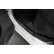 Molduras de umbral de puerta de acero inoxidable negro aptas para Nissan Leaf II 2017- - 'Líneas' - 4 piezas, Miniatura 4