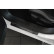 Molduras de umbral de puerta de acero inoxidable negro aptas para Opel Mokka 2020- - 'Edición especial' - 4 pie