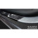 Molduras de umbral de puerta de acero inoxidable negro aptas para Opel Zafira 2012-2019 - 'Edición especial' - 