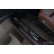 Molduras de umbral de puerta de acero inoxidable negro aptas para Peugeot 508 II Sedán 2019- 'Híbrido' - 4 pie
